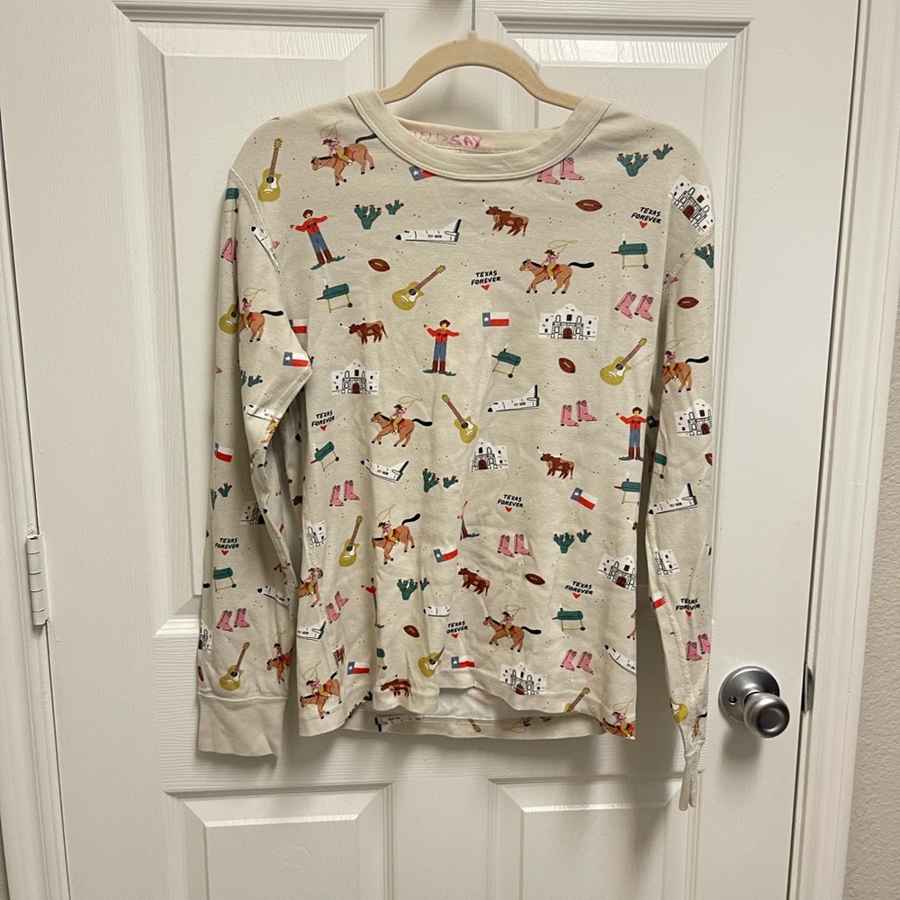 Smaller Things Texas Pajama Top